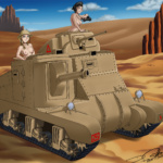 Commission - M3 Grant Tank Girls
