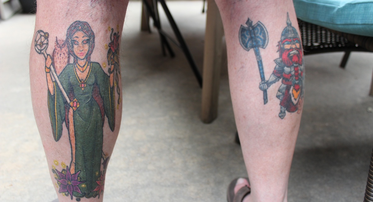 Druid and Dwarf Tattoos