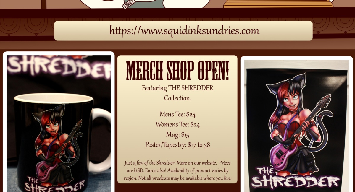 The Shredder Tee Spring Merch Ad